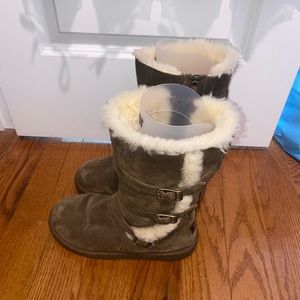 Brown Buckle Ugg